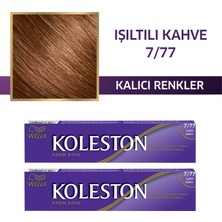 Wella Koleston Sıngle Tüp Boya 7/77 Isıltılı Kahve 2x Paket