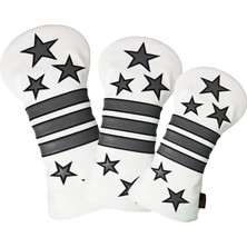ST Decor Golf Cover Anti-Cratch Slip Olmayan Sürücüler Headcover Club Kapakları 3 Adet (Yurt Dışından)