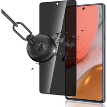 HANPORIUM Xiaomi Redmi Note 11S Hayalet Ekran Koruyucu 6D Kırılmaz Cam - Gizlilik Korumalı - Ultra Darbe Emici Etkin Koruma - Ekranı Tam Kaplar