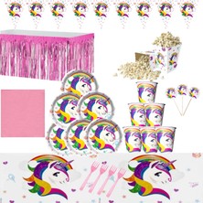 Öfn Aksesuar Unıcorn Lüks Doğum Günü Seti