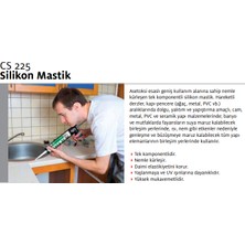 Ceresit Cs 225 Silikon Mastik Şeffaf 280 gr