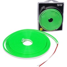 Powermaster Neon LED Şerit Yeşil 5 Metre 12 Volt