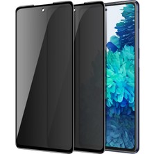 HANPORIUM Oppo A72 Hayalet Ekran Koruyucu 6D Kırılmaz Cam - Gizlilik Korumalı - Ultra Darbe Emici Etkin Koruma - Ekranı Tam Kaplar