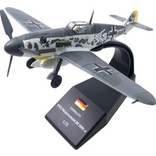 Avocado 1:72 Diecast BF109F-4 Uçak Savaş Uçağı Savaş Modeli Stand (Yurt Dışından)