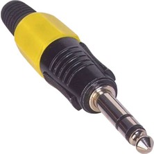 6.3 mm Stereo Erkek Konnektör Jack (2 Adet)