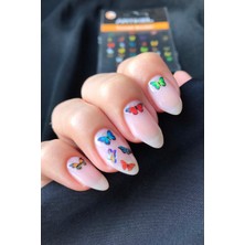 Artikel Kelebekler Tırnak Sticker , Nail Sticker, Nail Art