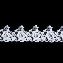 Nazarone Fransız Dantel D-1480 13,5 Mt-Krem