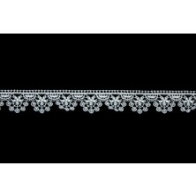 Nazarone Güpür 43025 9mt-Beyaz