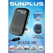 Sunplus Delta Hd Çanaksız Tv Full Hd Akıllı Kumanda Uydu Alıcısı