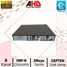 Wellbox Kayıt Cihazı Dvr 8 Kanal Ahd 4mp 1080P Video Kayıt Cihazı Wellbox WB-308N1H4S