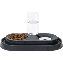 Petsi Essential Kedi-Köpek Mama ve Su Kabı 500 ml Antrasit
