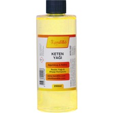 Kandillo Ağartılmış Keten Yağı 500 Ml. Rafine Resim Yağı Linseed Oil Bleached