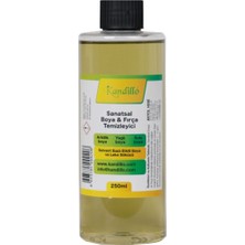 Kandillo Sanatsal Boya ve Fırça Temizleyici Sıvı 250 Ml. Brush Cleaner