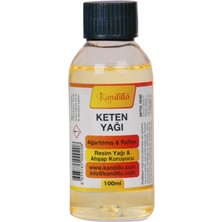 Kandillo Yağlı Boya Seti Yardımcı Malzemeler 3 x 100 ml Terebentin Resim Keten Yağı ve Fırça Temizleme Sıvısı