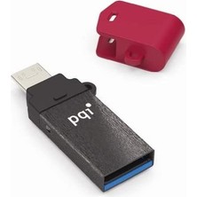 PQI Flash Bellek 64GB USB Bellek 3.0 USB 301 Otg Connect Pqı