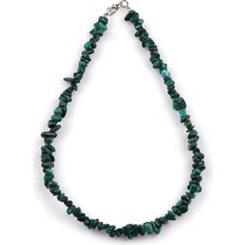 Alibaba Doğaltaş Malakit Doğal Taş Kırık Taş Kolye