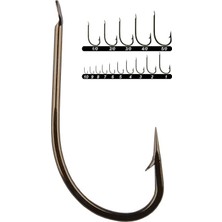 Youvella 1405 Kısa P@la Dövme Çapraz Olta Iğnesi 100'LÜ Kutu Bronz