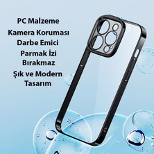 Baseus Glitter iPhone 14 Pro 6.1 Renkli Kenar Silikon Kılıf + Tempered Ekran Koruyucu Set