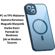 Baseus Frame Series iPhone 14 Plus 6.7 Kamera Koruyuculu Magsafe Kılıf + Tempered Ekran Koruyucu Set