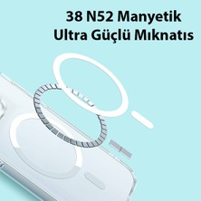 Baseus Crystal iPhone 14 Pro Max 6.7 Magsafe Silikon Kılıf + Tempered Ekran Koruyucu Set