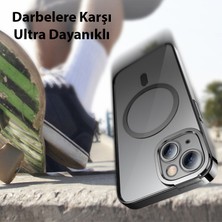 Baseus Glitter iPhone 14 6.1 Magsafe Silikon Kılıf + Tempered Ekran Koruyucu Set