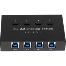 Beloving Usb3.0 Paylaşım Anahtarı Seçicileri Kvm 4 Bağlantı Noktası Seçici Hub Için (Yurt Dışından)