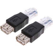 Beloving 2pcs USB A Tip A Kadından Erkek Ağ Soketi Fiş Adaptörü (Yurt Dışından)