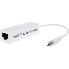 Beloving Mikro USB - 10/100MBPS Hızlı Ağ Adaptör Kartı Beyaz (Yurt Dışından)