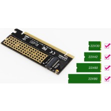 Beloving 2230-2280 Için Nvme Adaptörü M.2 16X Dönüştürücü Kartı (Yurt Dışından)