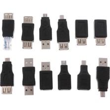 Beloving Prettyia 12PCS Otg USB Erkek - Kadın Mikro Mini USB (Yurt Dışından)