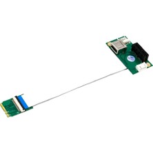 Beloving USB 2.0 Bağlantı Noktasına Sahip Ngff (M.2) Anahtar A/e X1 Adaptör Yükseltici Kartı (Yurt Dışından)