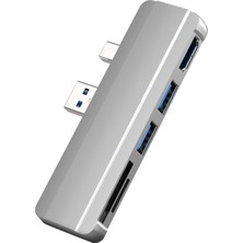 Beloving Usb.0 Hub Adaptör Dönüştürücü Ayrıştırıcı Yüzey/5/6 (Yurt Dışından)