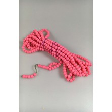 Tesbihkenti Pembe Tonda 500'lük Zikir Tesbihi