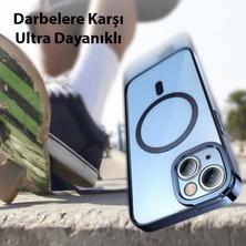 Baseus Glitter iPhone 14 Plus 6.7 Magsafe Silikon Kılıf + Tempered Ekran Koruyucu Set