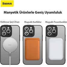 Baseus Frame Series iPhone 14 Pro 6.1 Kamera Koruyuculu Magsafe Kılıf + Tempered Ekran Koruyucu Set
