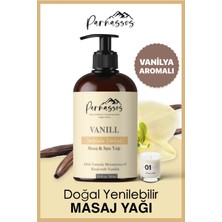 Parnassos Çilek Özlü + Vanilyalı + Çikolata Aroma Duyusal Yenilebilir Aromaterapi Masaj Yağları Seti 300 ml