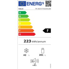 Finlux FN 3020 ST F Enerji Sınıfı 300 Lt LowFrost Üstten Donduruculu Buzdolabı