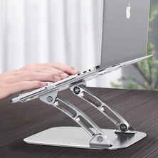 Ally Ayarlanabilir Katlanır Isı Havalandırmalı Alüminyum Laptop Standı