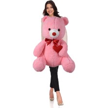 Sole 80 cm Kalp Tutan, Oturan Sevimli Peluş Ayı - Sevgiliye Özel Hediye