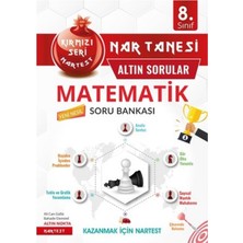 Nartest Yayınevi 8. Sınıf Kırmızı Seri Matematik Soru Bankası
