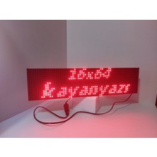 LEDGRAFIK Kayan Yazı Tır tabelası  led tabela 12 & 24 Volt 16X64 cm çakmaklık Uçlu