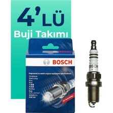 Bosch Vw Jetta 1.4 Tsı 125 Hp Benzın / Lpg Buji Double Platinum Takımı (2014-2018) 4 Lü