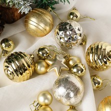 Lancy Noel Topu Takım Elbise Noel Ağacı Boyalı Top Kolye Hediye Kutusu (Yurt Dışından)