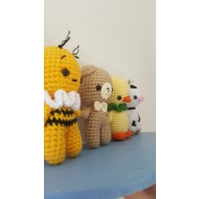 Design By Oykum designbyoykum 4'lü Minik Amigurumi Oyuncak Seti