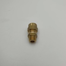 BH Büyük Hidrolik Sarı Pirinç Yüksüklü Rekor 1/4 - 10 mm