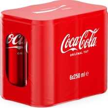 Coca-Cola Orijinal Tat Kutu 6X250 ML