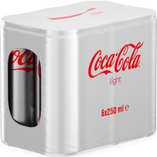 Coca-Cola Light Kutu 6X250 ML