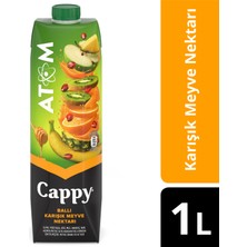 Cappy Atom Ballı; Karışık Meyve Suyu Karton Kutu 1 L