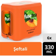 Fuse Tea Soğuk Çay Şeftali Aromalı İçecek Kutu 6X330 ML