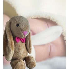 Sole Uyku Arkadaşım Papyonlu Uzun Kulak Bunny Peluş Tavşan 65 cm